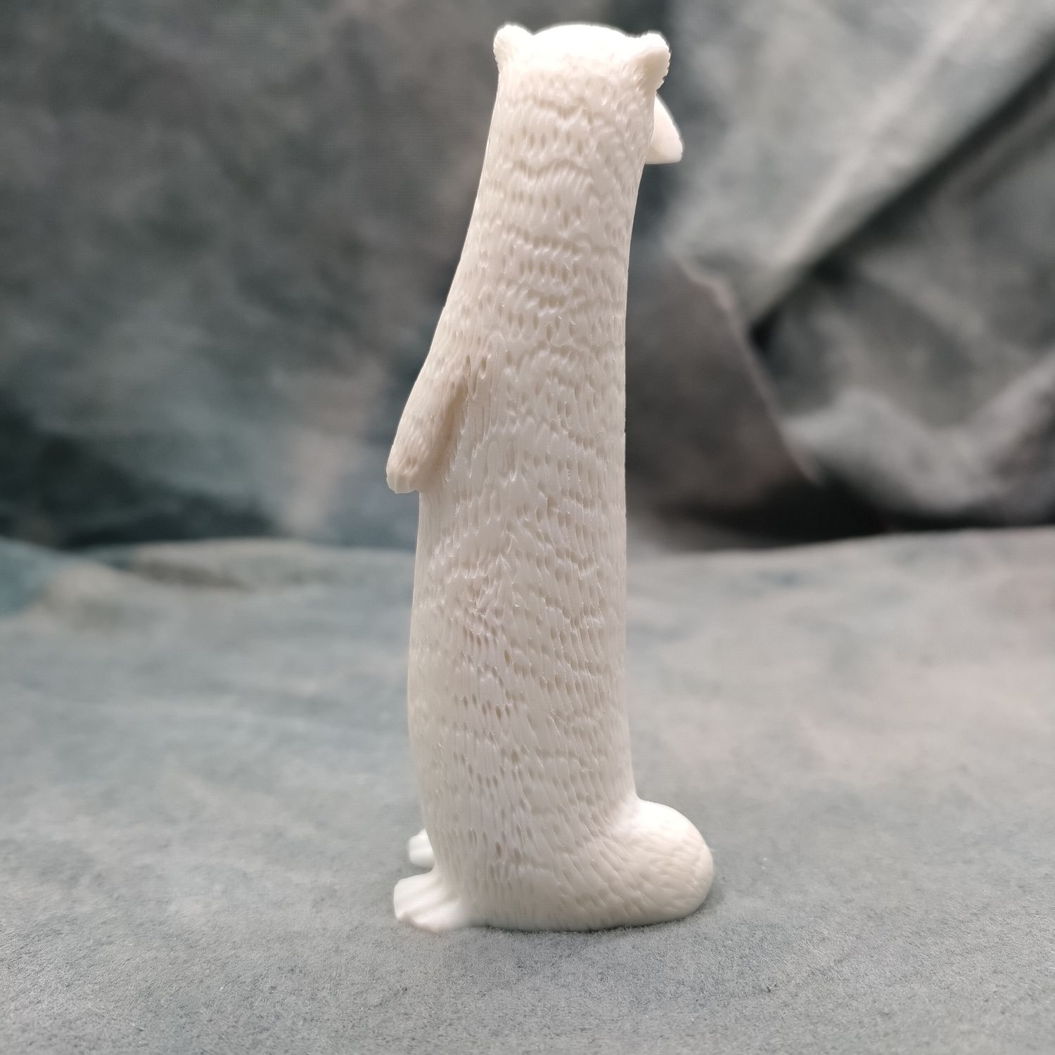 Textured Standing Otter
