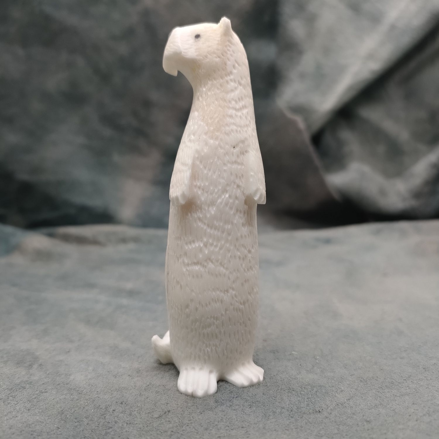 Textured Standing Otter