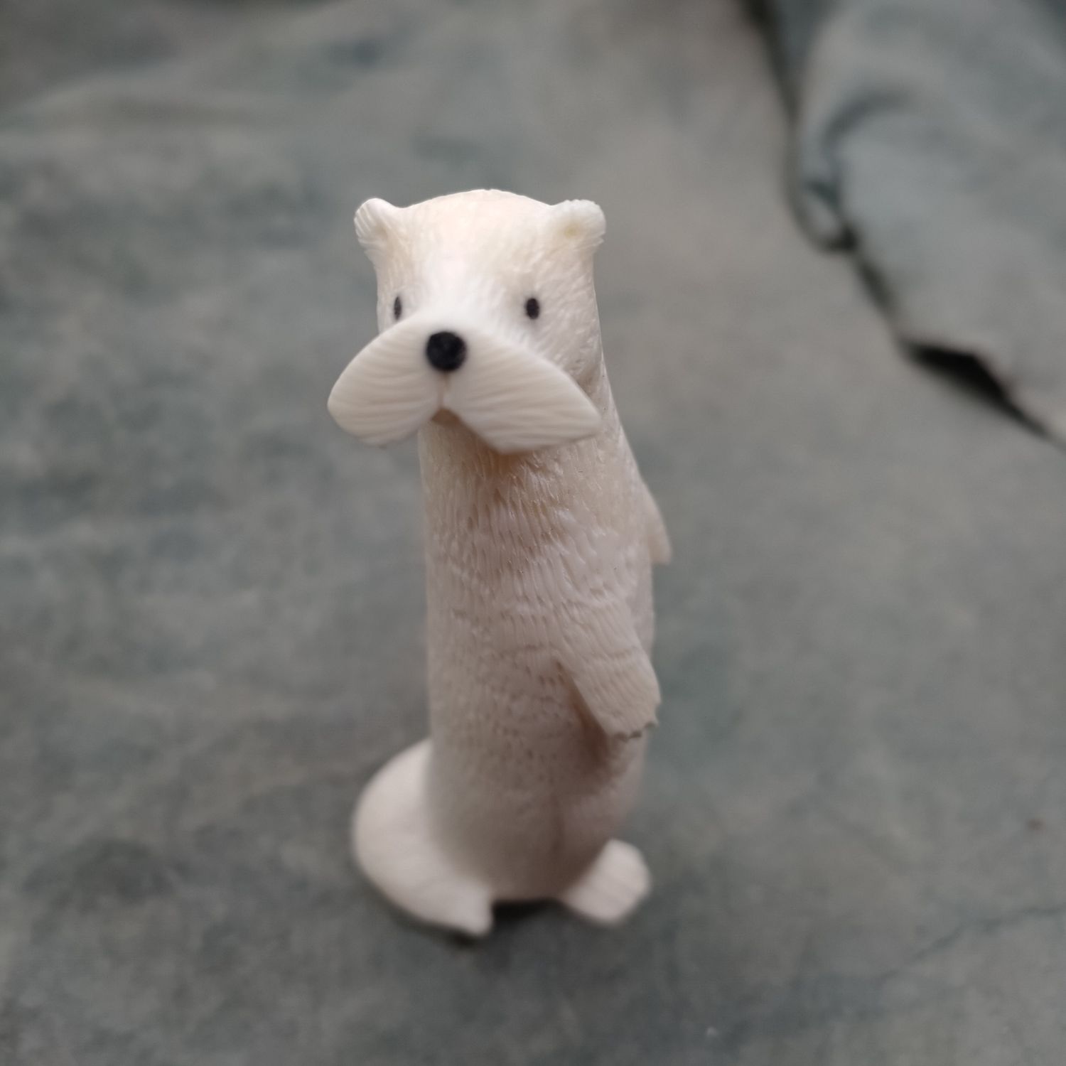 Textured Standing Otter