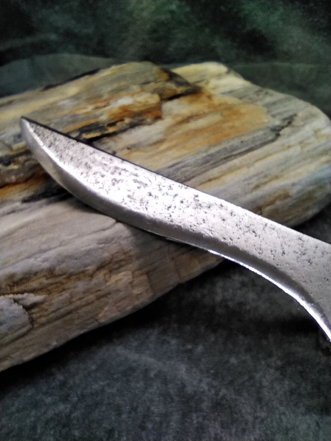 High Carbon Steel and Shed Caribou Antler Trout Knife