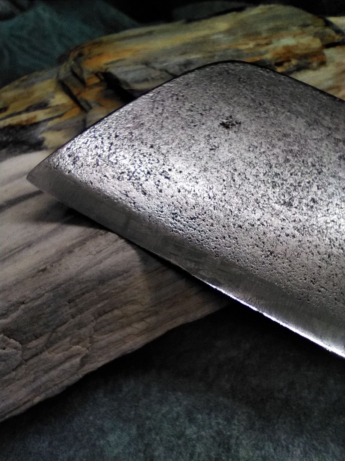 High Carbon Steel and Stellar Sea Cow Bone Cleaver Knife