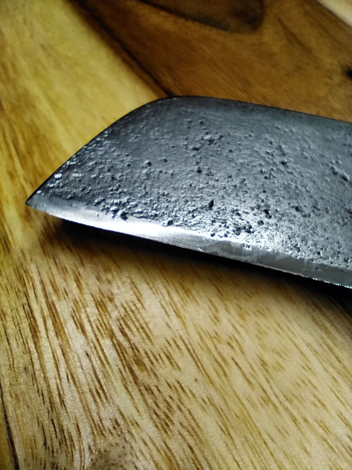 High Carbon Steel and Shed Caribou Antler Cleaver Knife