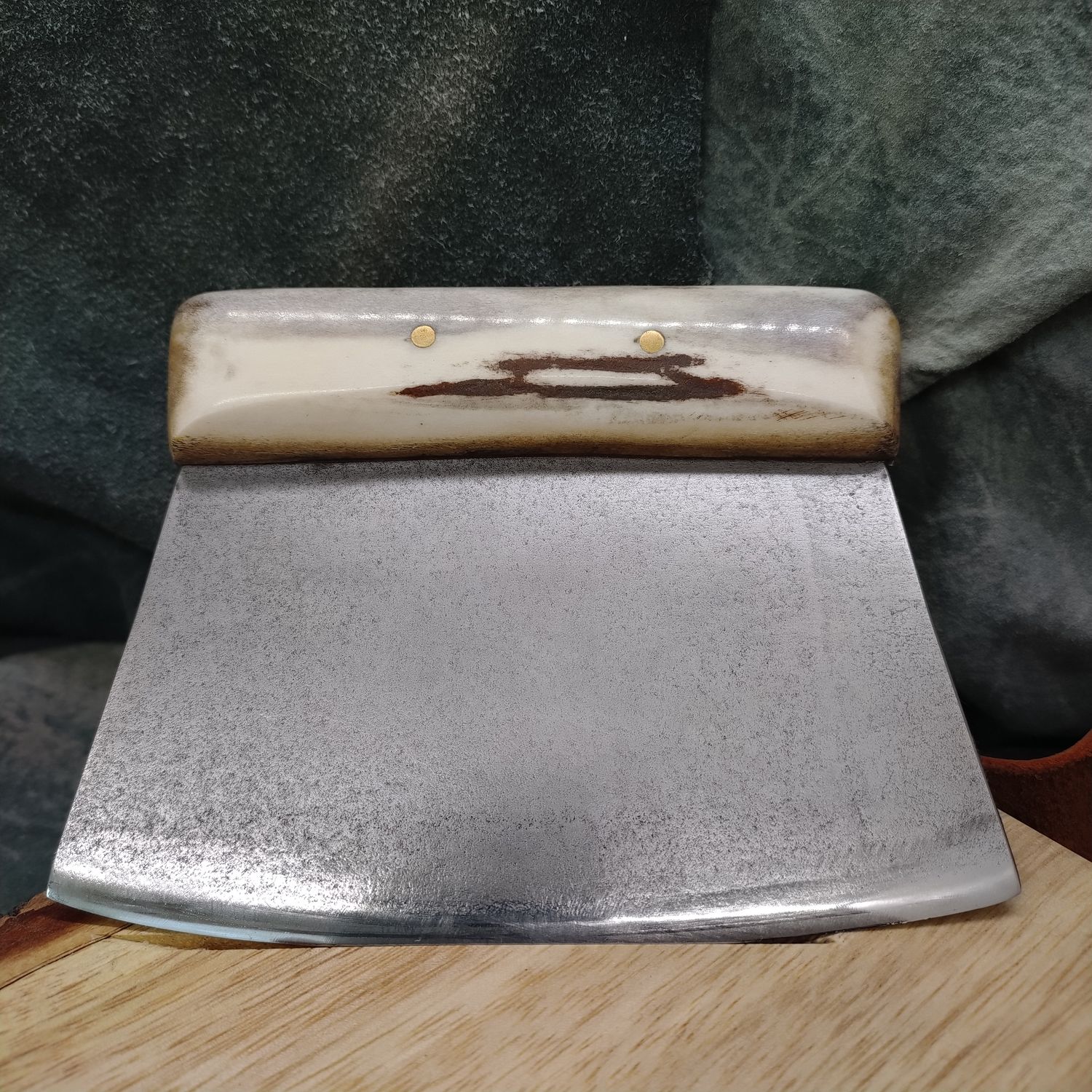 High Carbon Steel and Shed Caribou Antler Savoonga Ulu