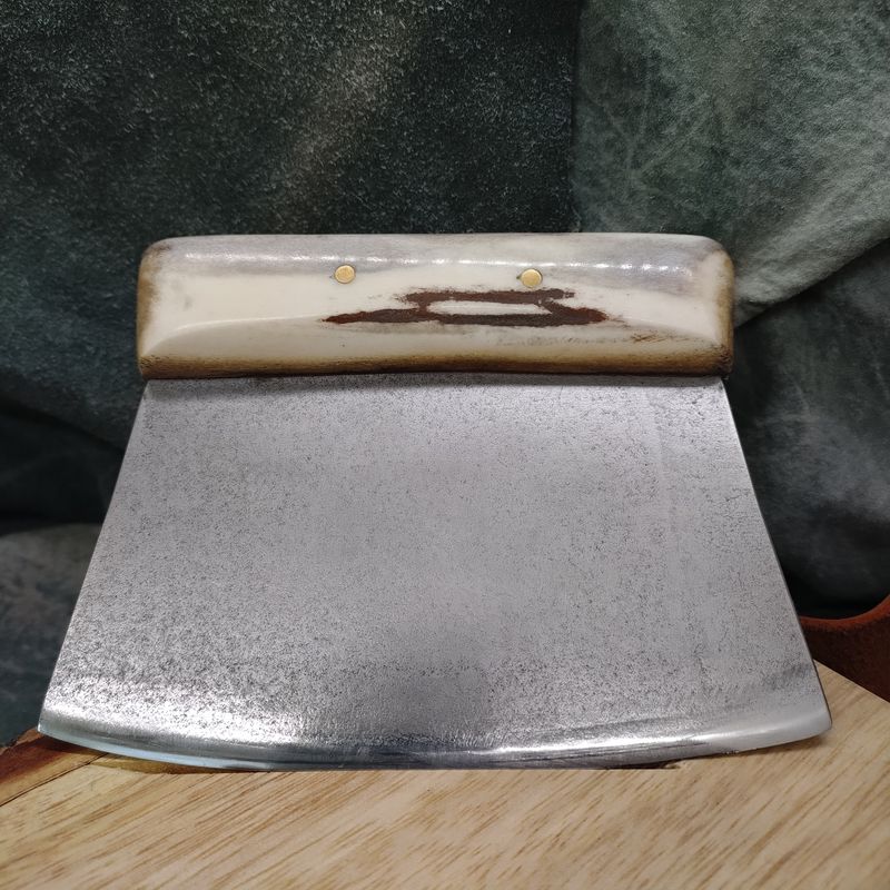 High Carbon Steel and Shed Caribou Antler Savoonga Ulu