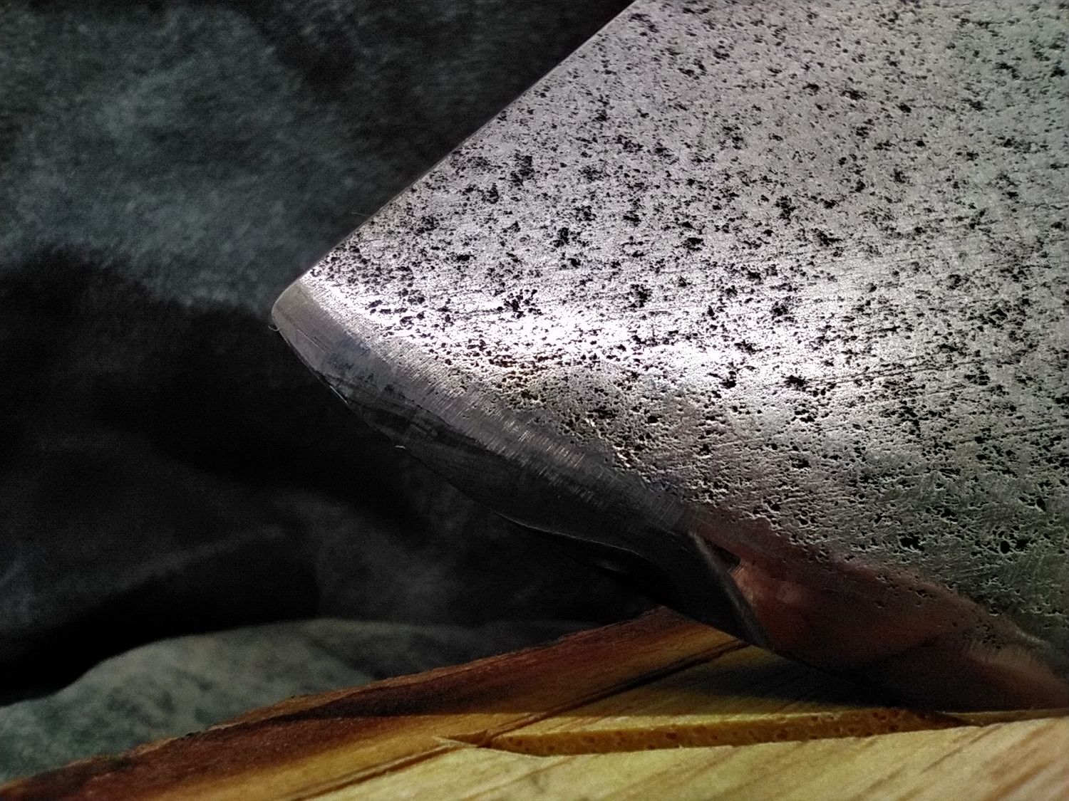 High Carbon Steel and Shed Caribou Antler Fish River Ulu