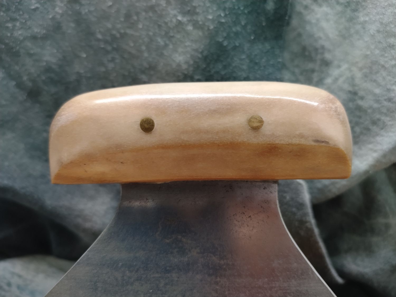 High Carbon Steel and Shed Caribou Antler Fish River Ulu