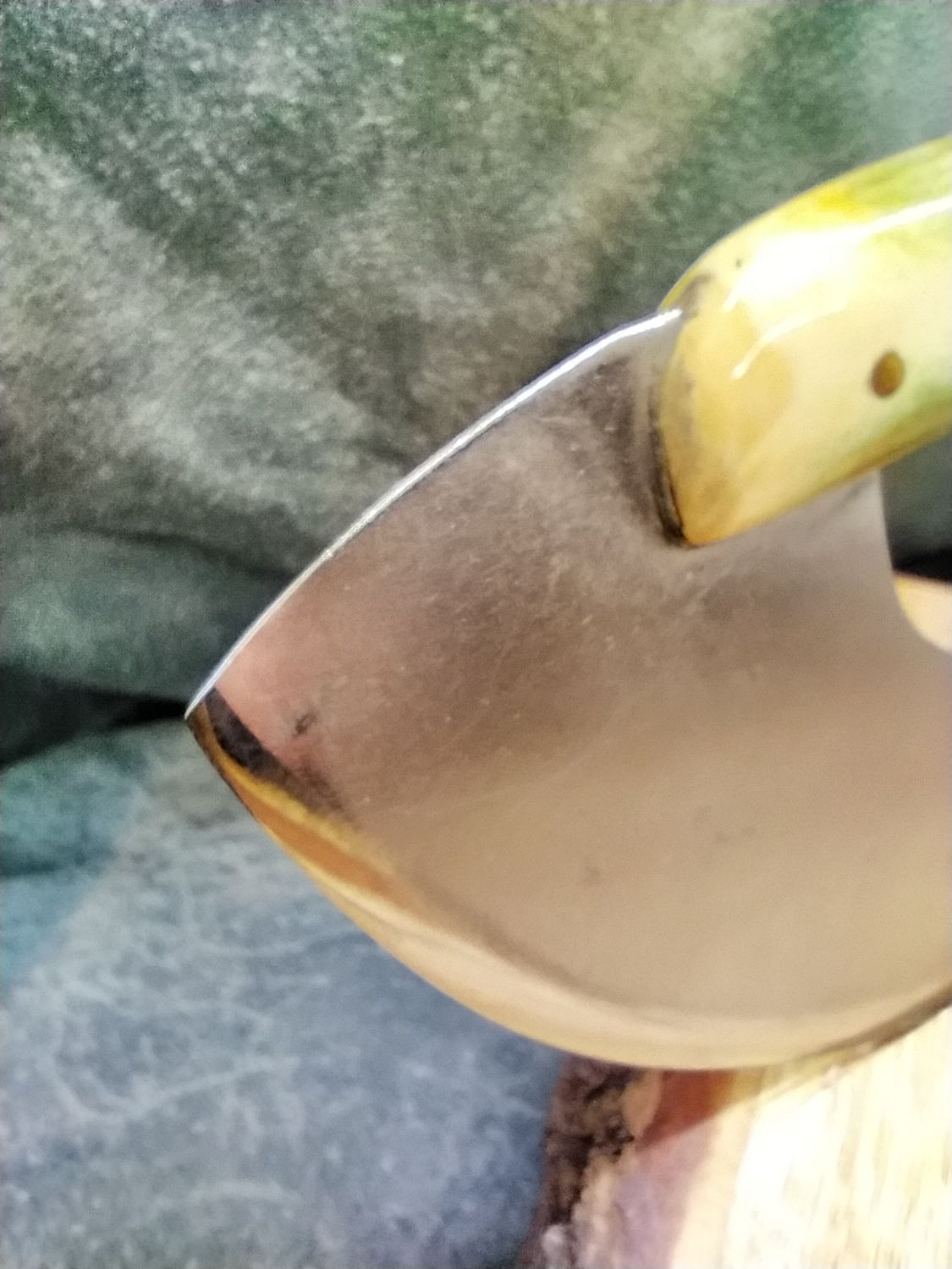 High Carbon Steel and Shed Caribou Antler Bristol Bay Ulu
