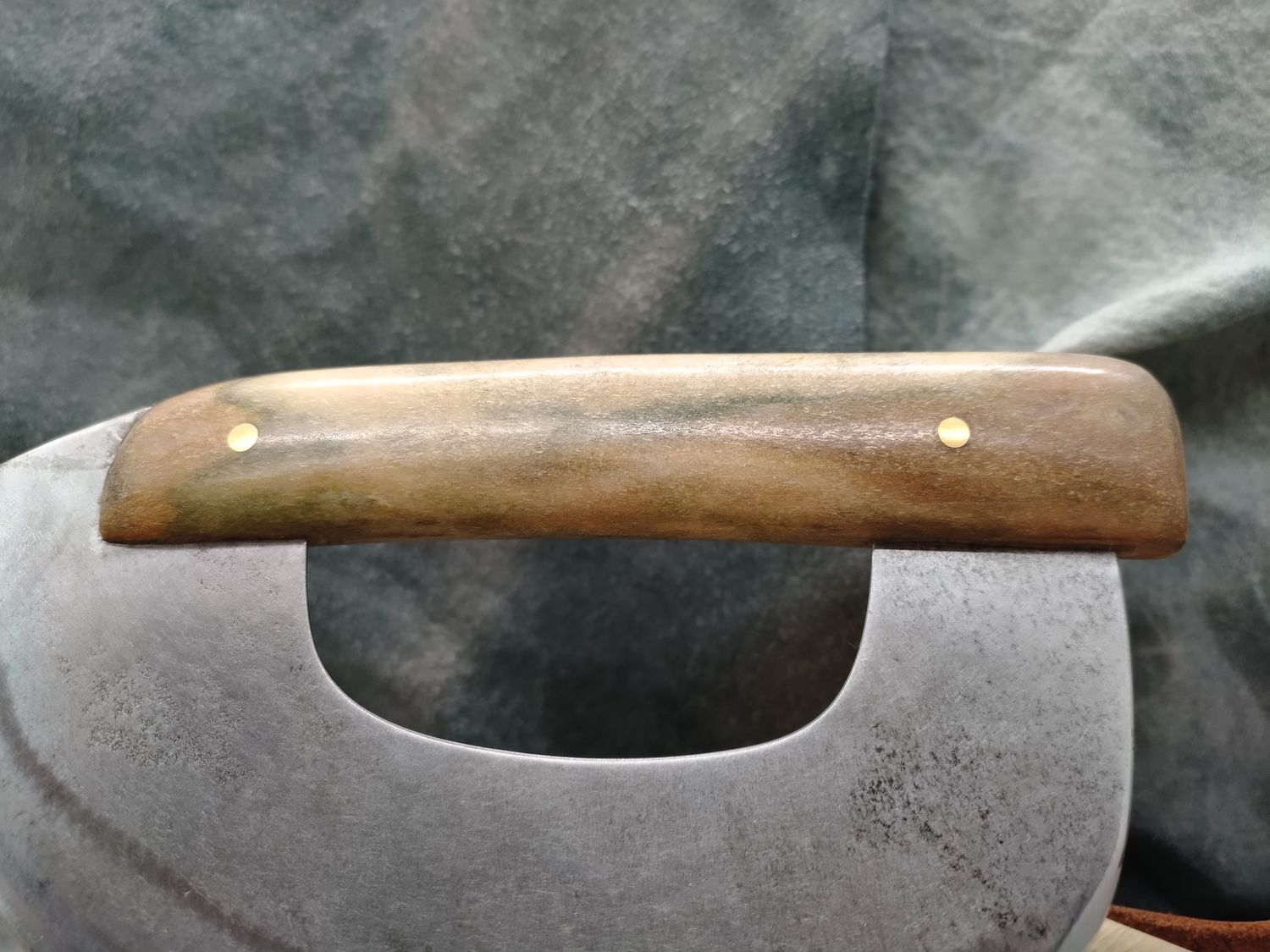 High Carbon Steel and Shed Caribou Antler Bristol Bay Ulu