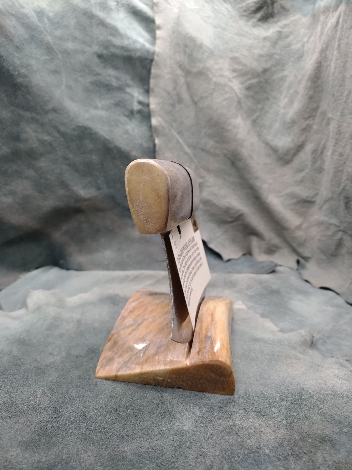 Sun Bleached Moose Antler Ulu