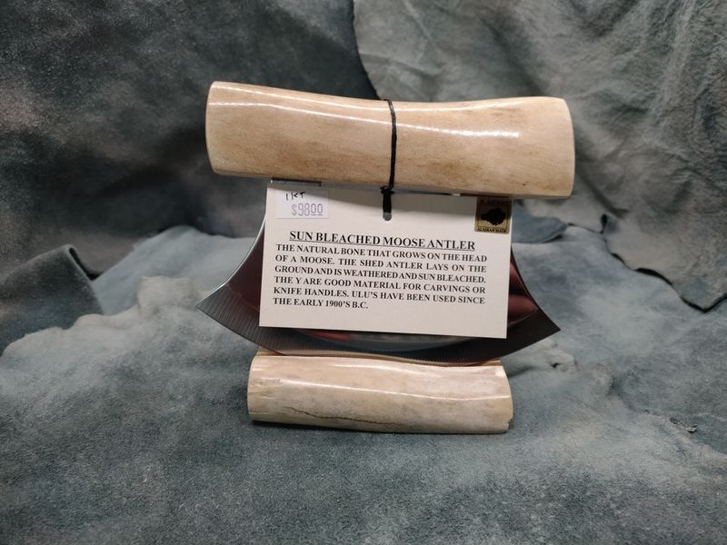 Sun Bleached Moose Antler Ulu