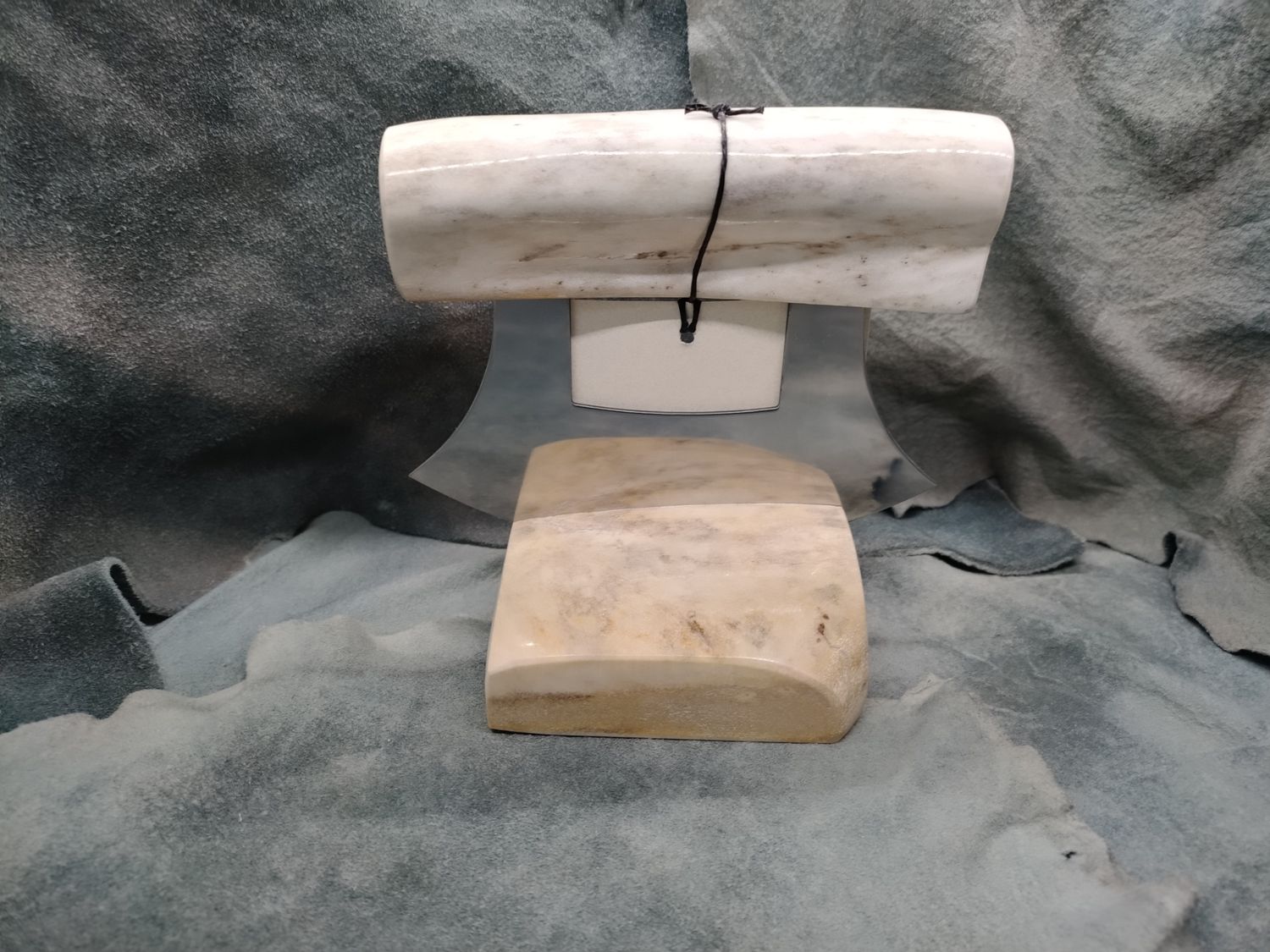 Sun Bleached Moose Antler Ulu