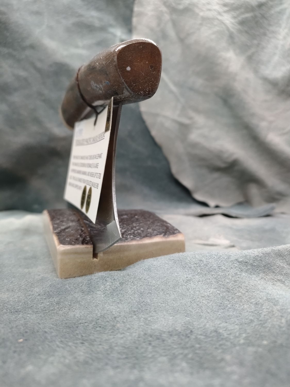 Fossilized Pacific Walrus Rib Bone, Mammoth Bone, and Moose Antler Ulu