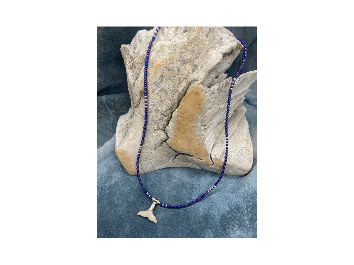 Fossilized Walrus Tusk Whale Tail