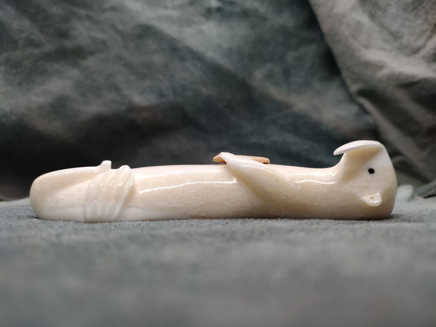 Floating Otter with Shell