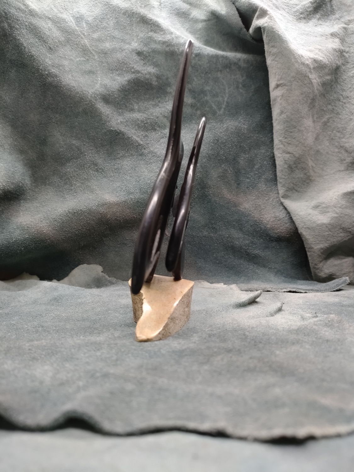 Double Whale Statue 