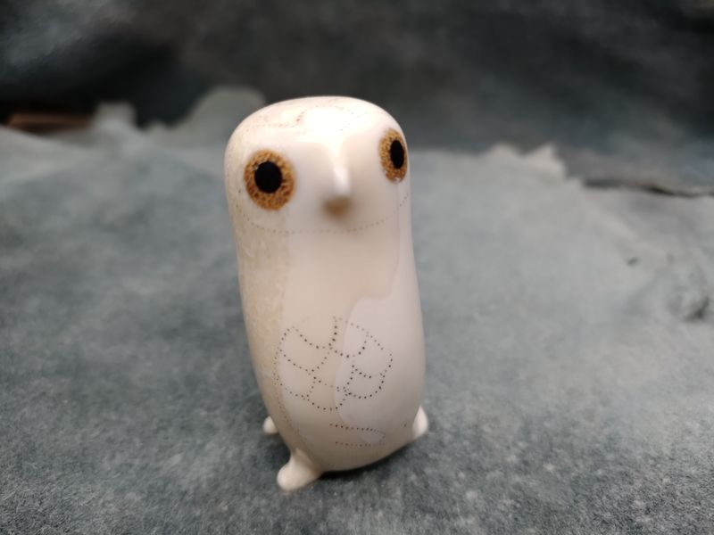 Scrimshawed Owl