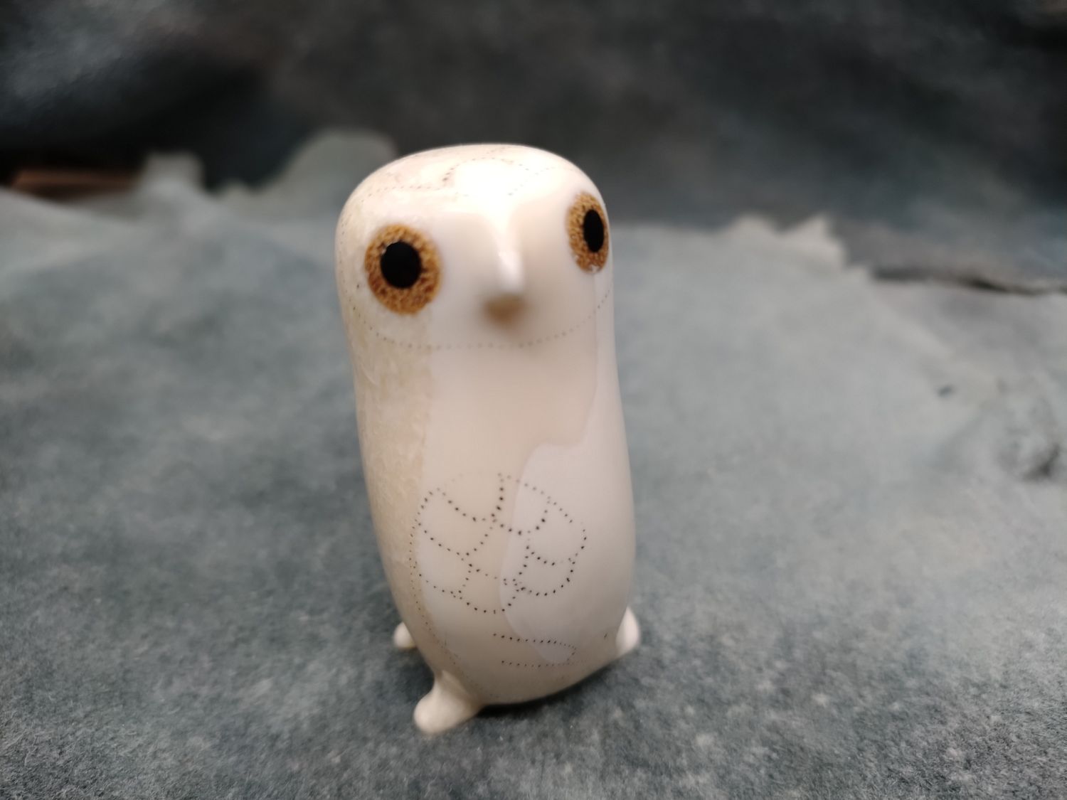 Scrimshawed Owl