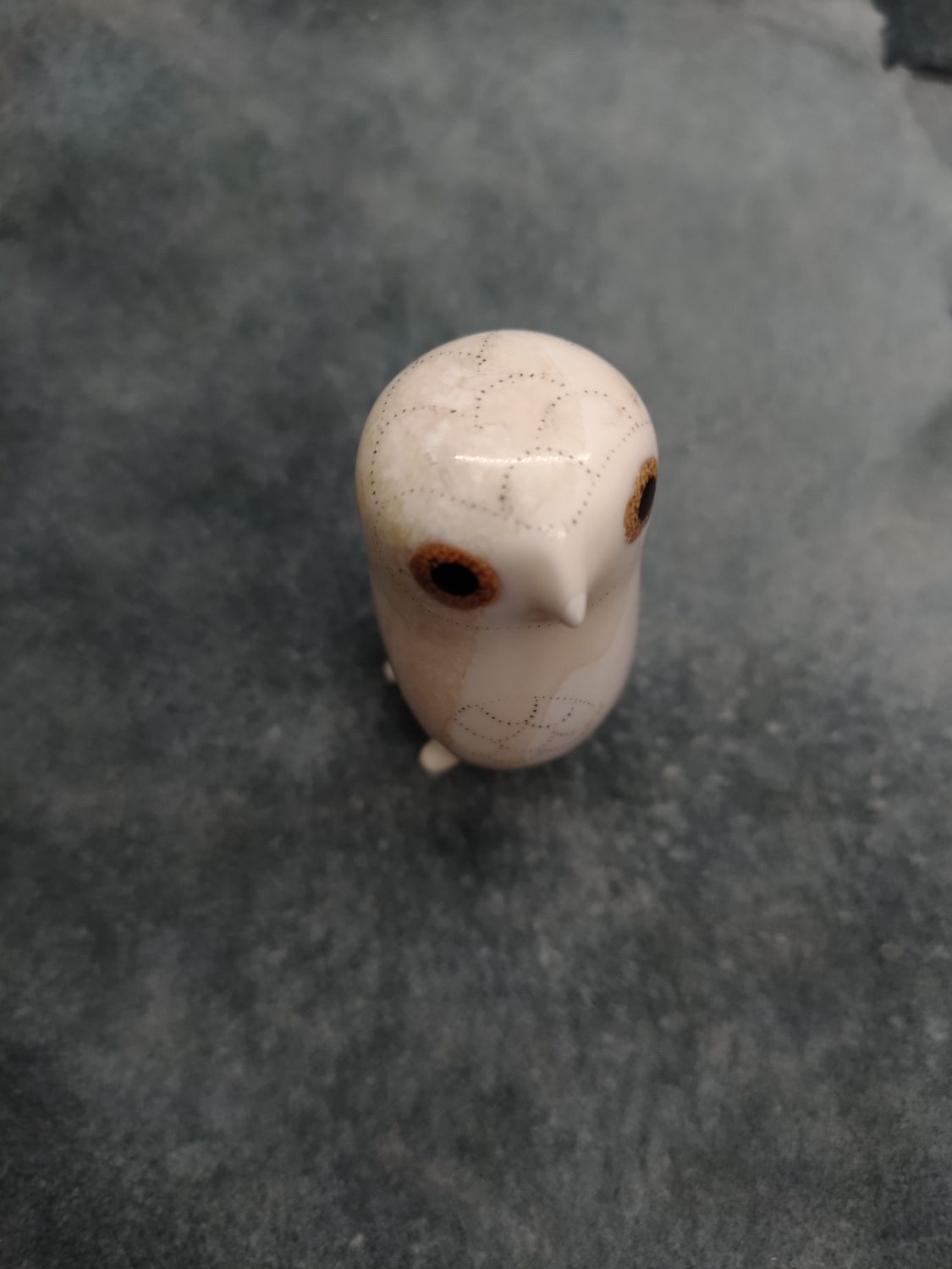 Scrimshawed Owl