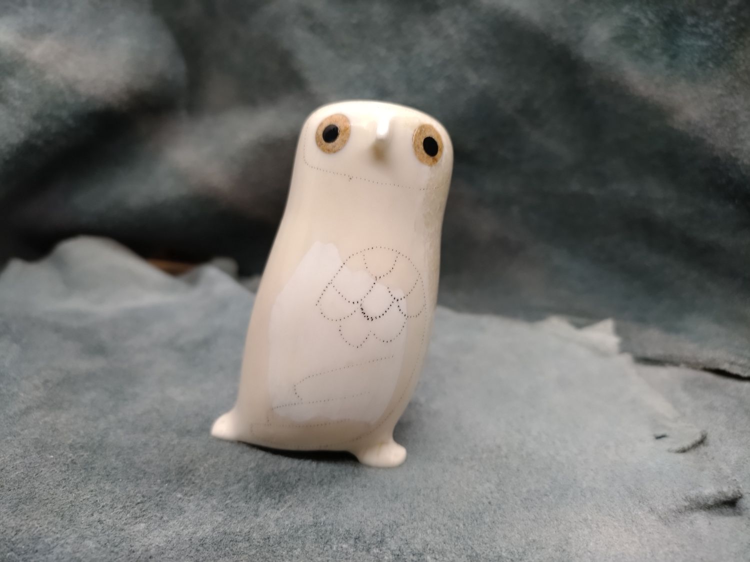 Scrimshawed Owl