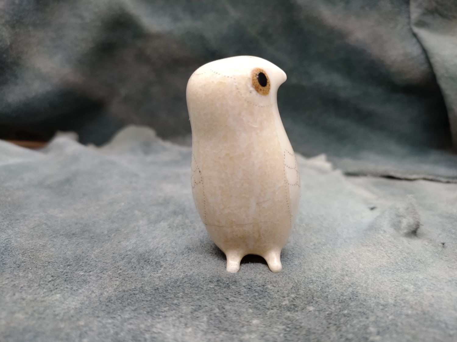 Scrimshawed Owl