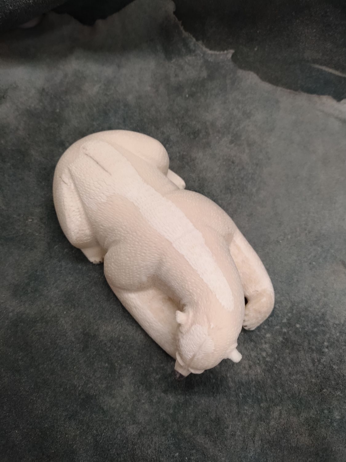 Textured Sleeping Polar Bear 