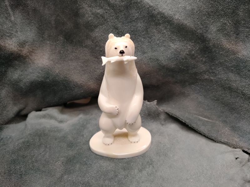 Polar Bear with Fish 