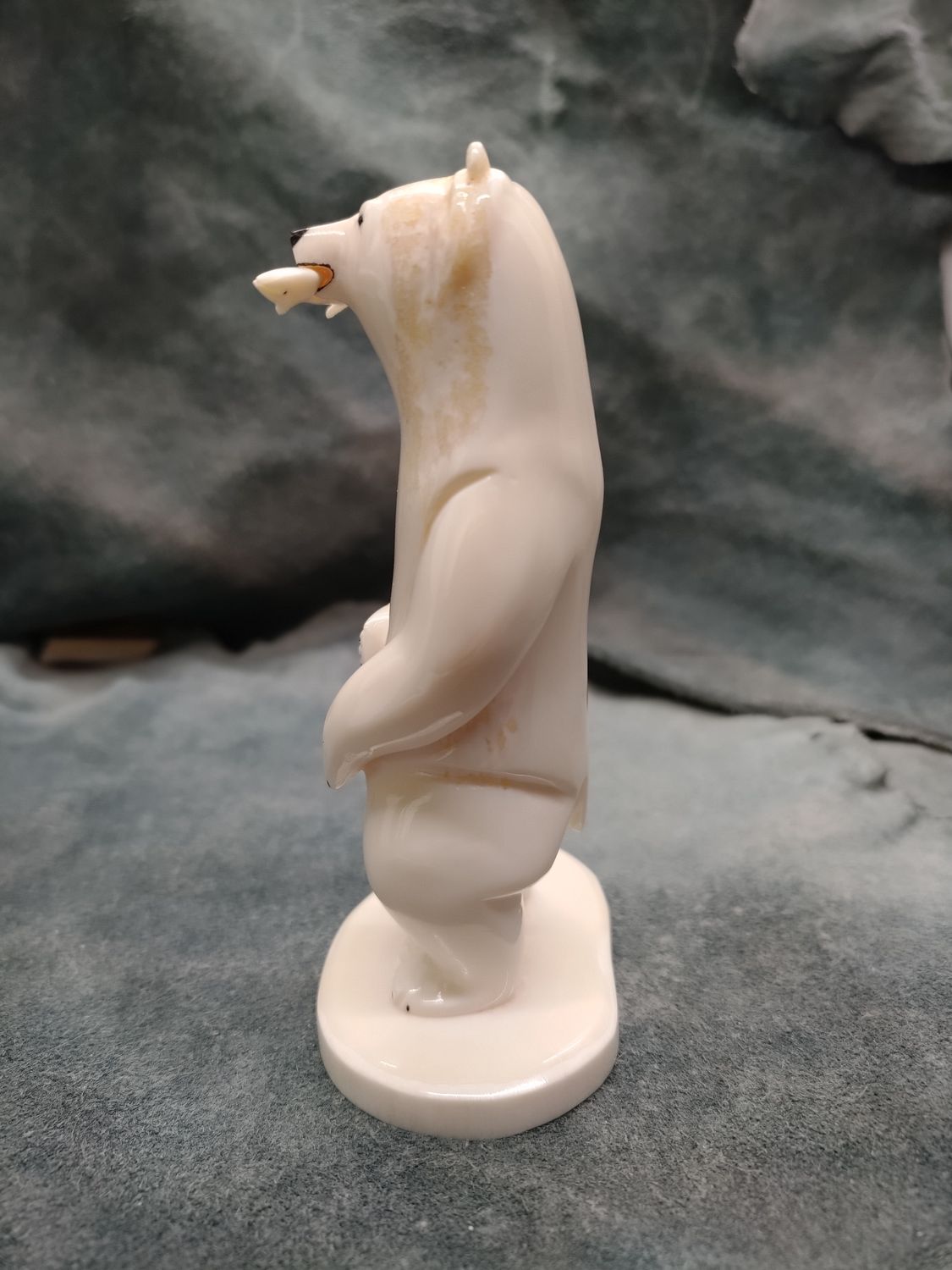 Polar Bear with Fish 