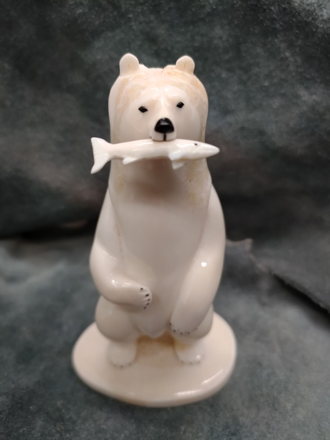 Polar Bear with Fish 