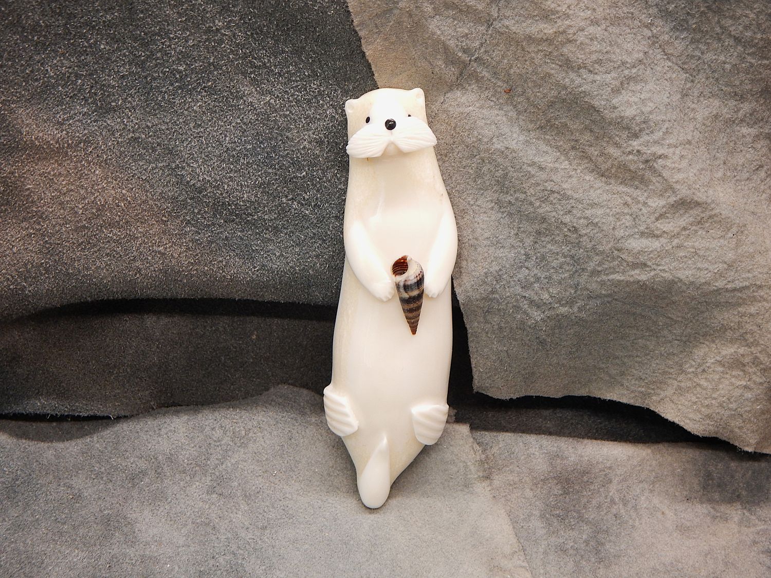 Otter With Sea Shell