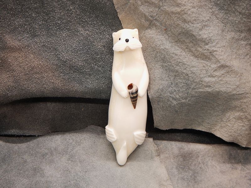 Otter With Sea Shell
