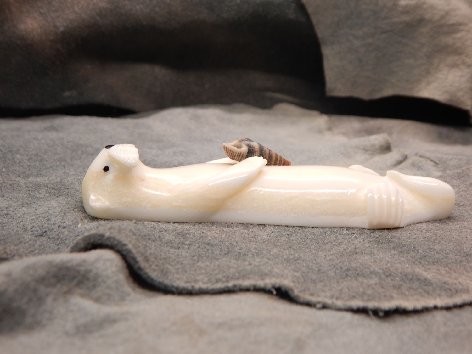 Otter With Sea Shell