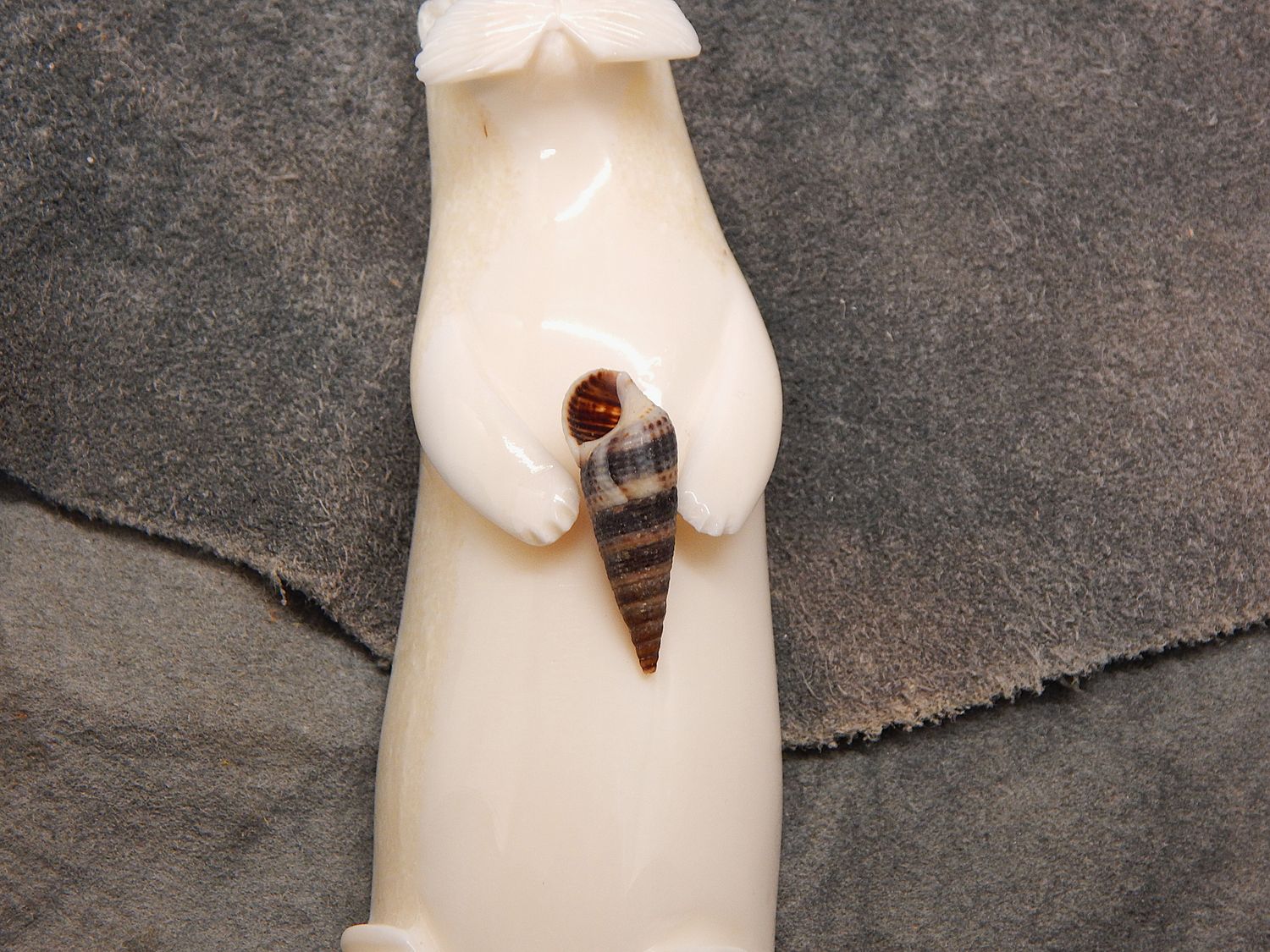Otter With Sea Shell