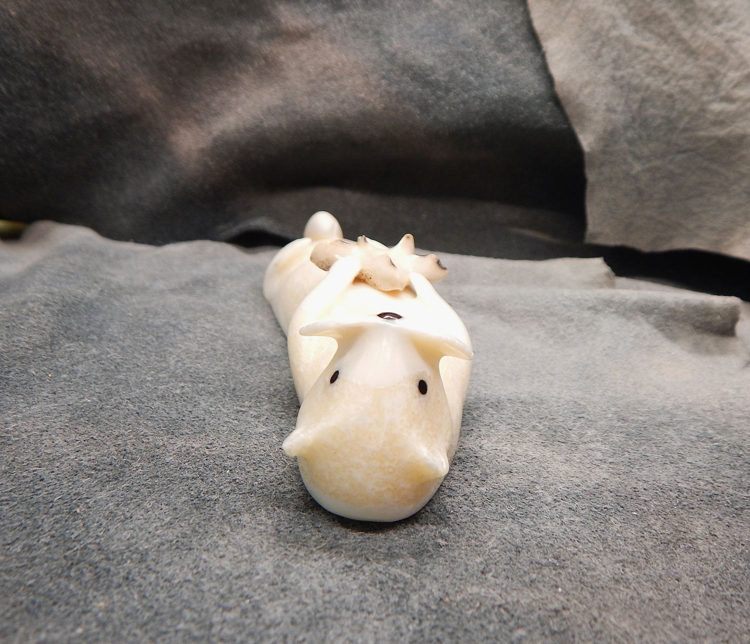 Floating Sea Otter with Sea Star