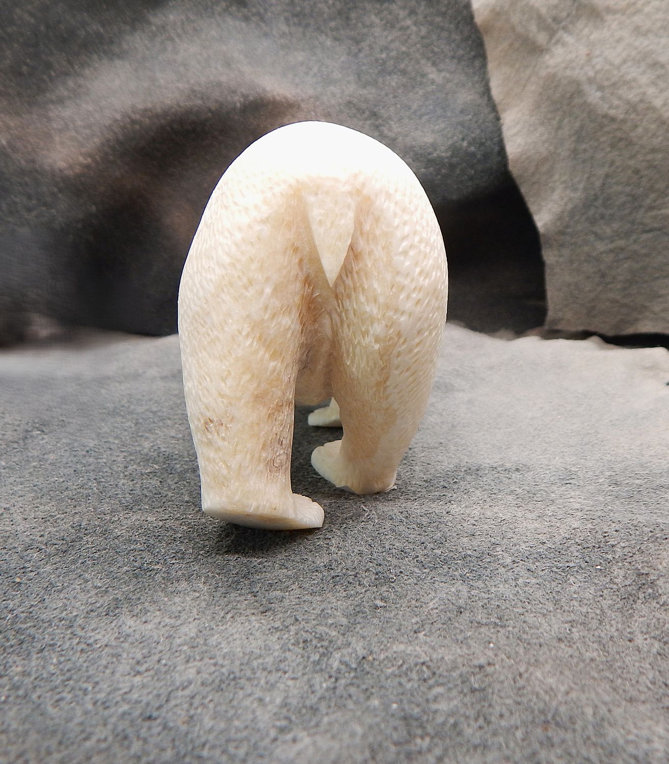 Textured Walking Polar Bear