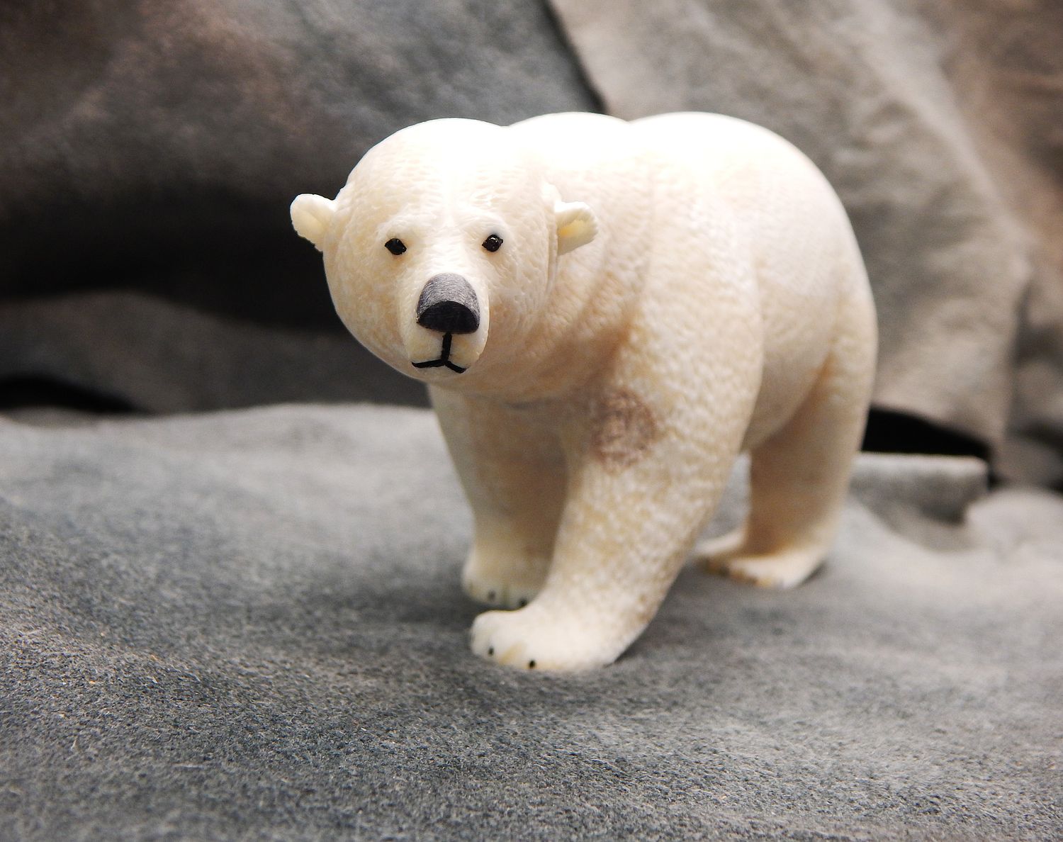 Textured Walking Polar Bear
