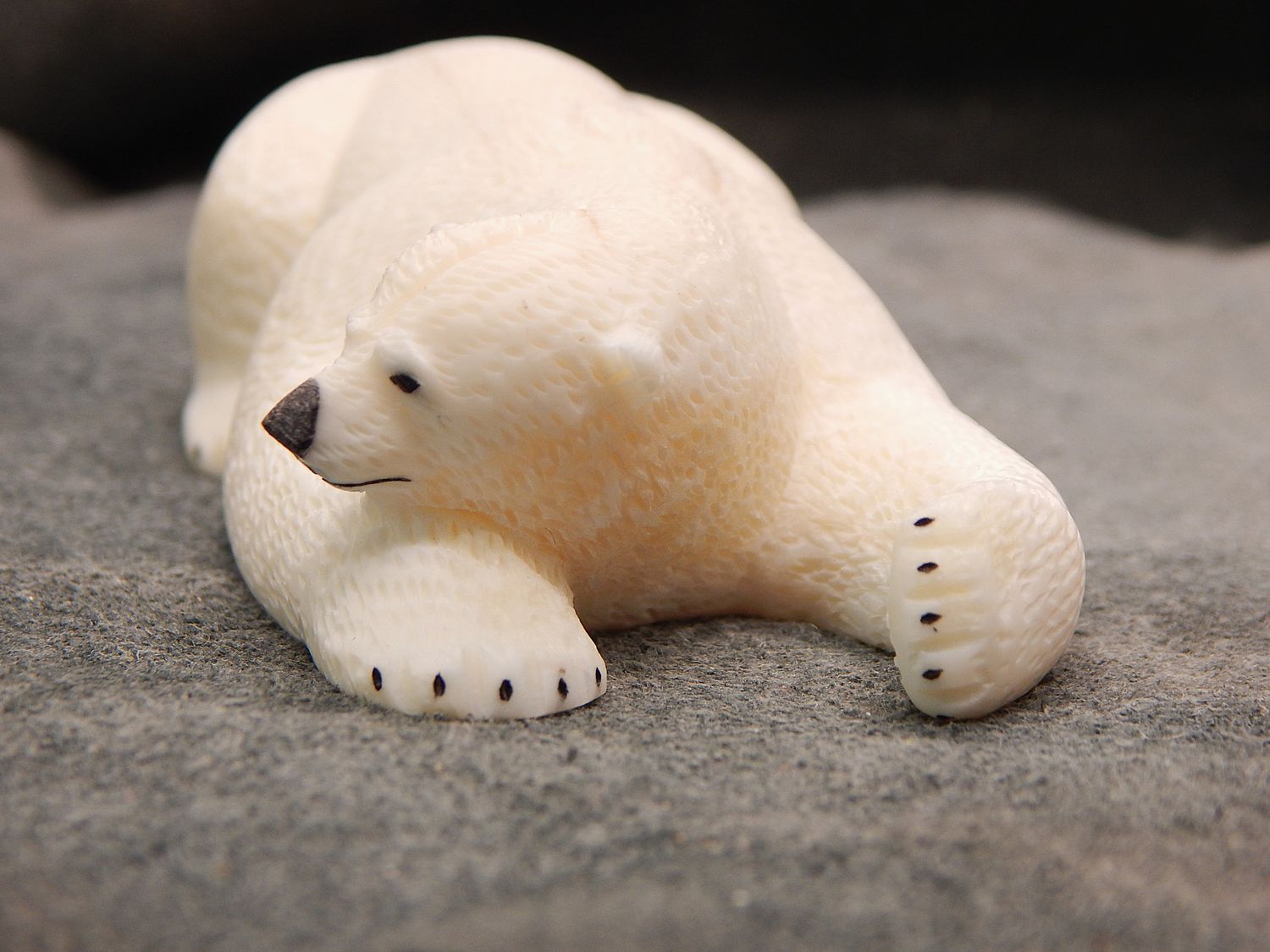 Textured Resting Polar Bear