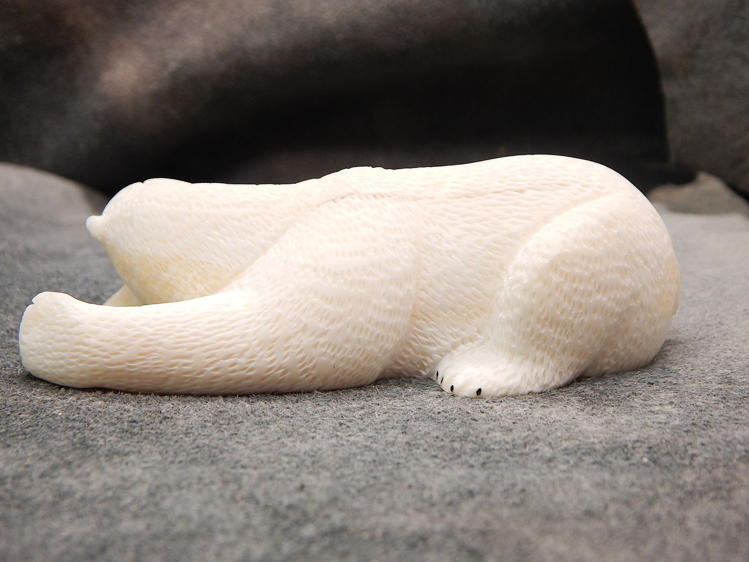 Textured Resting Polar Bear
