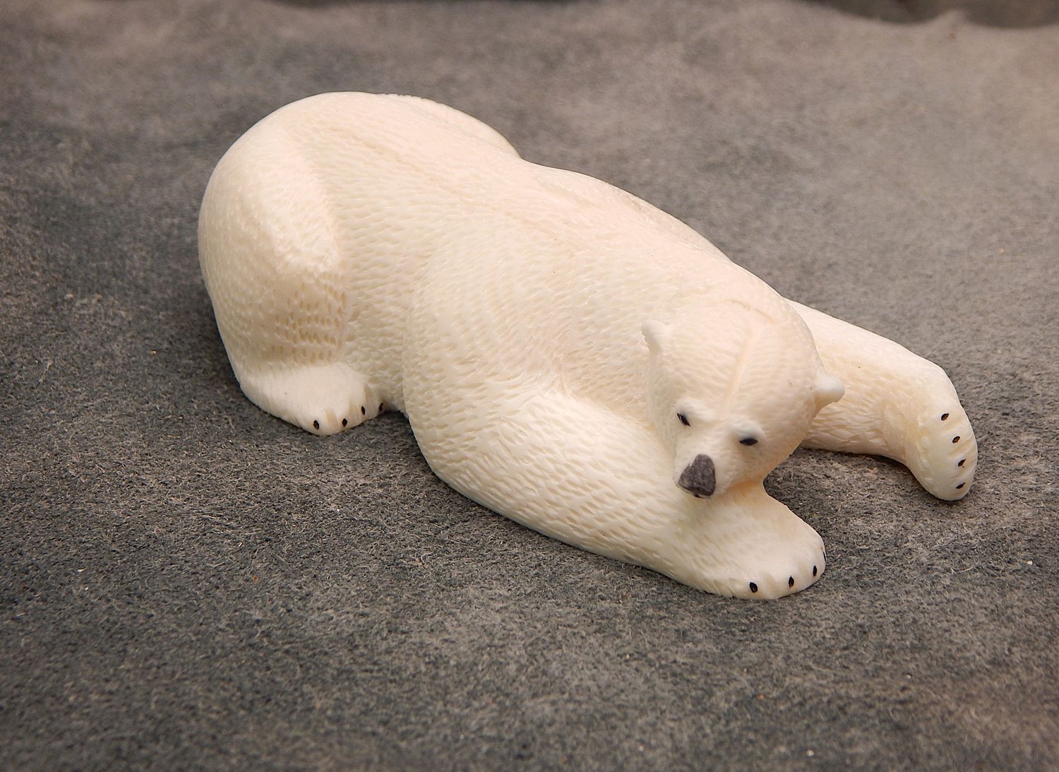 Textured Resting Polar Bear