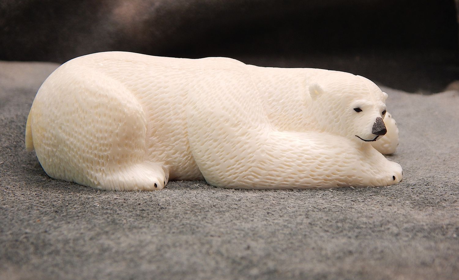 Textured Resting Polar Bear