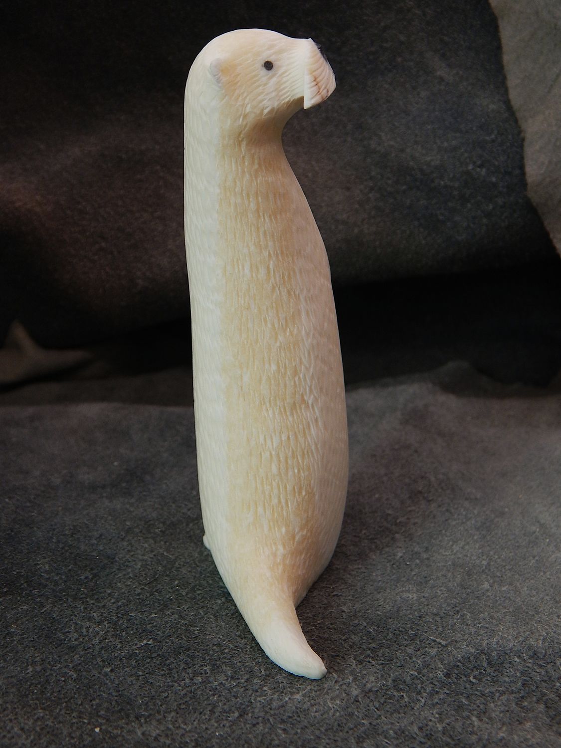 Textured Standing River Otter