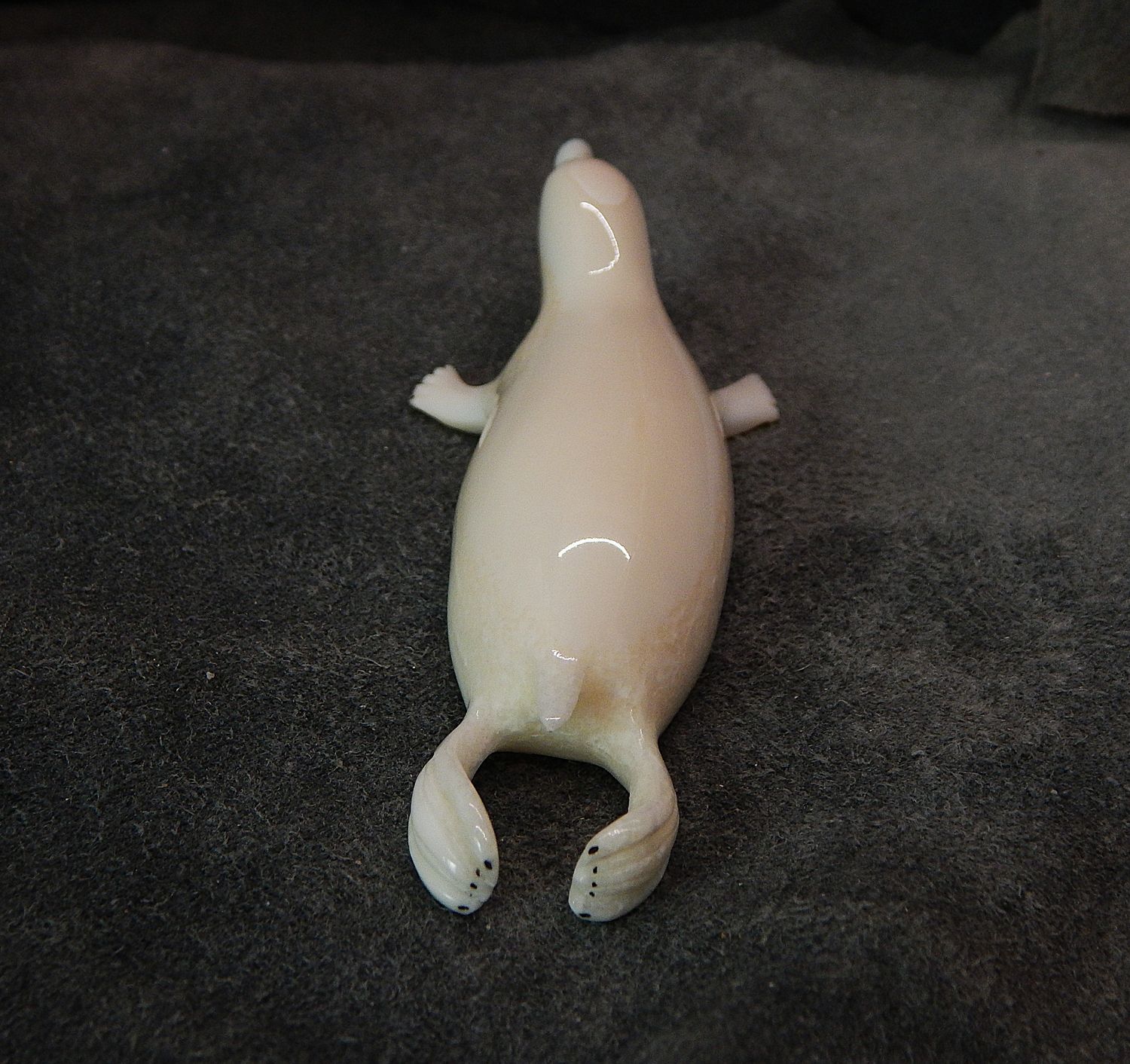 Resting Walrus Ivory Seal