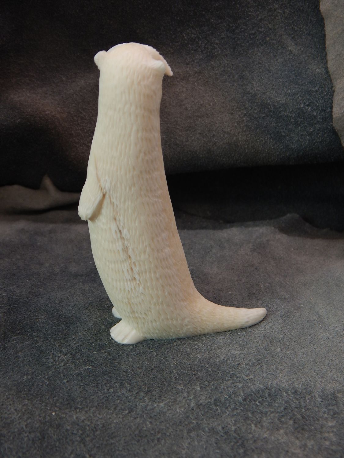 Textured Standing River Otter