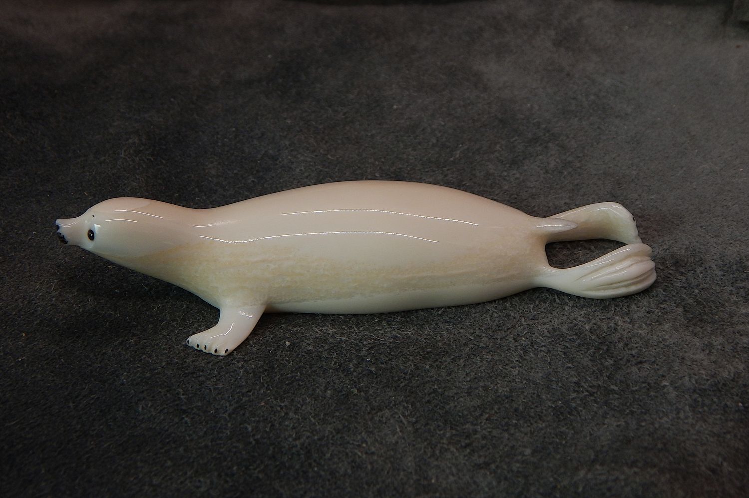 Resting Walrus Ivory Seal