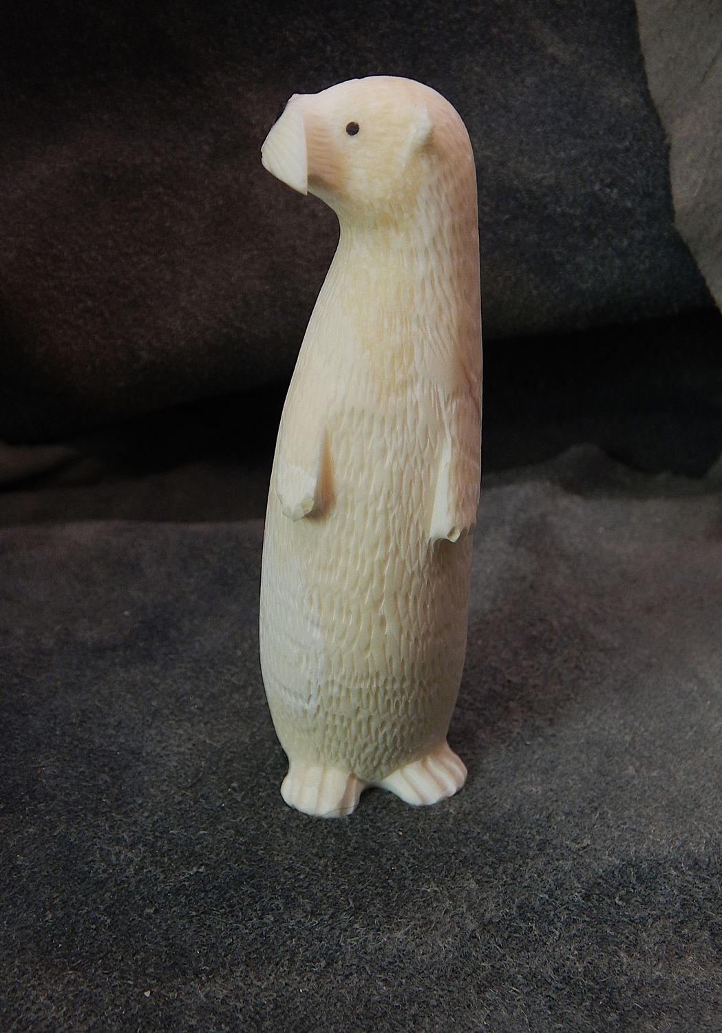 Textured Standing River Otter