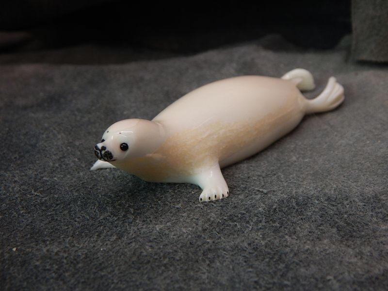 Resting Walrus Ivory Seal