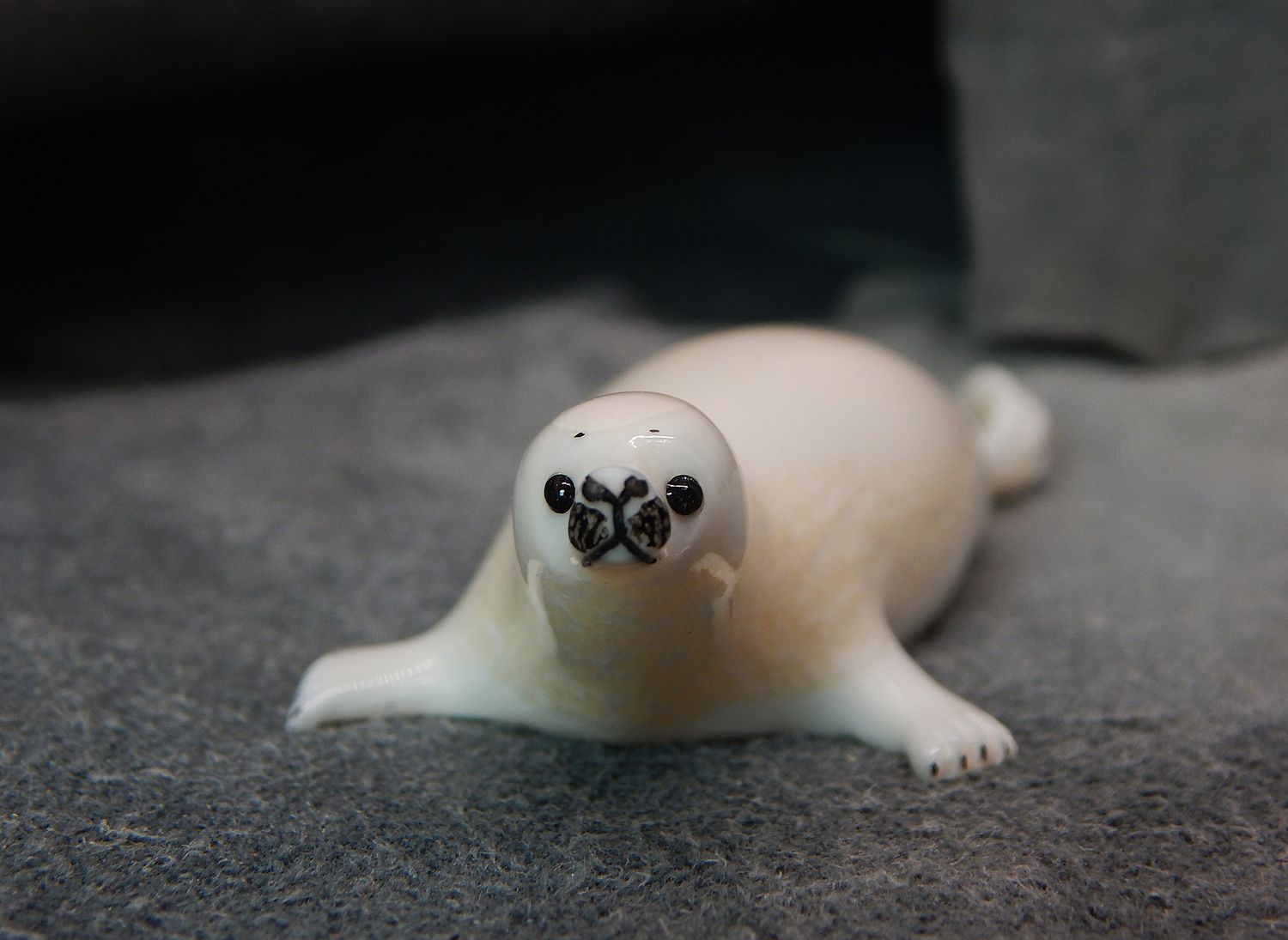 Resting Walrus Ivory Seal