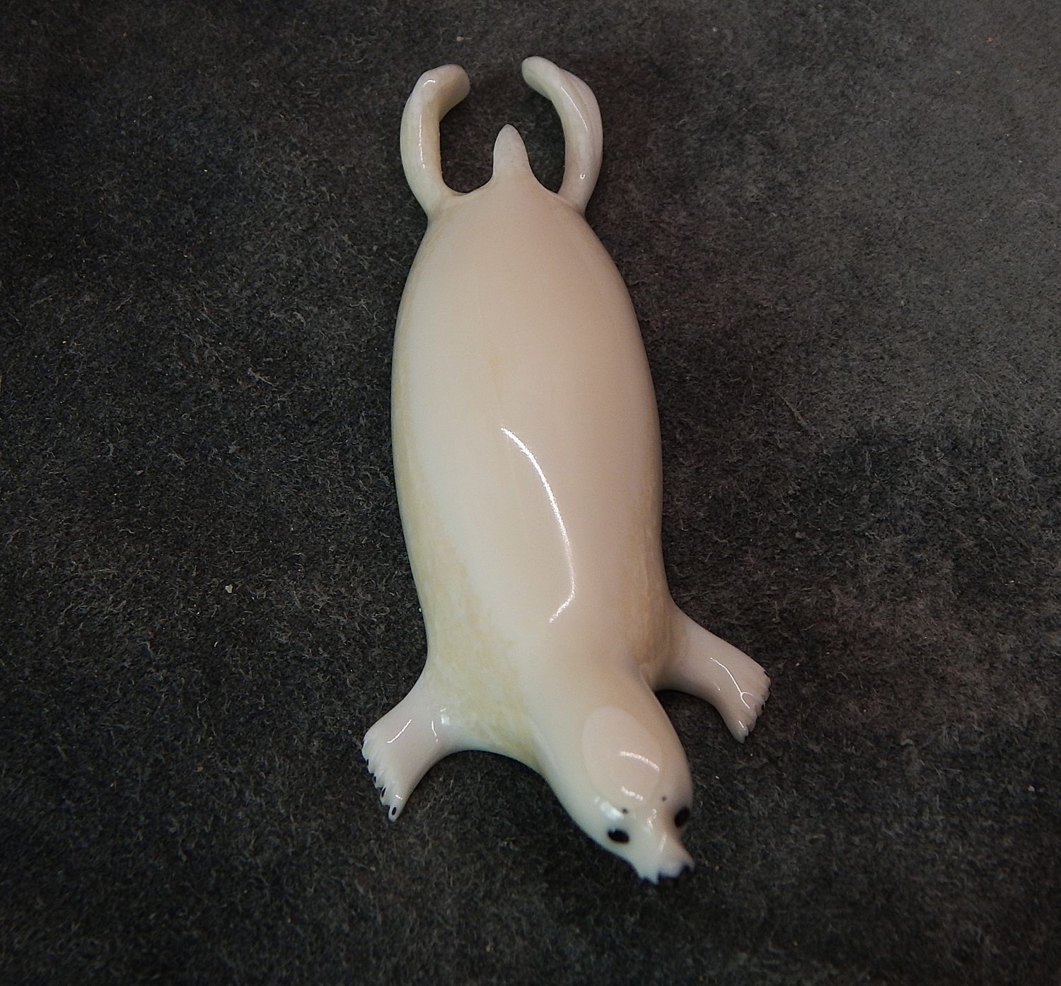 Resting Walrus Ivory Seal