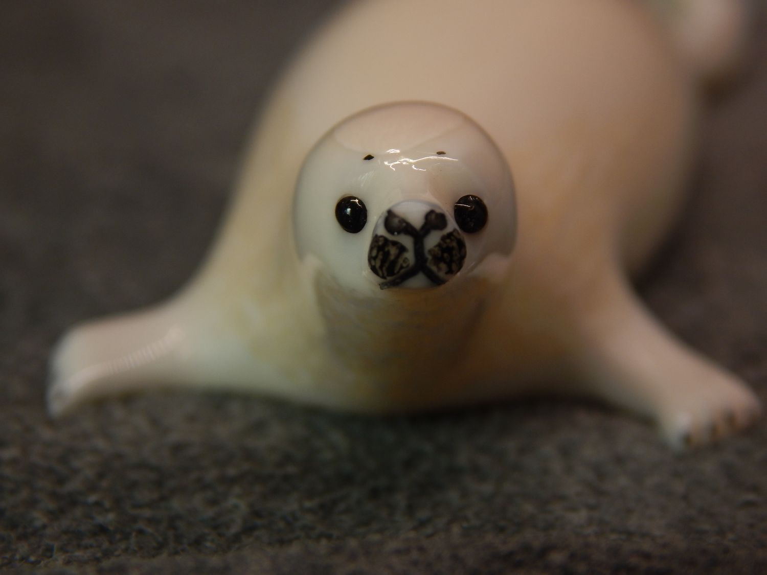 Resting Walrus Ivory Seal
