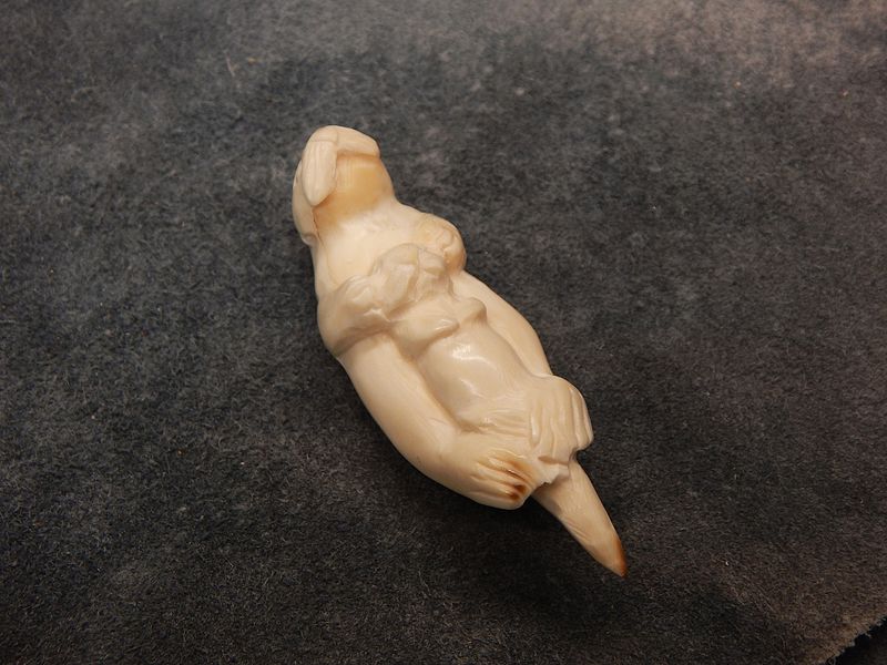 Floating Sea Otter with Pup, (Med)