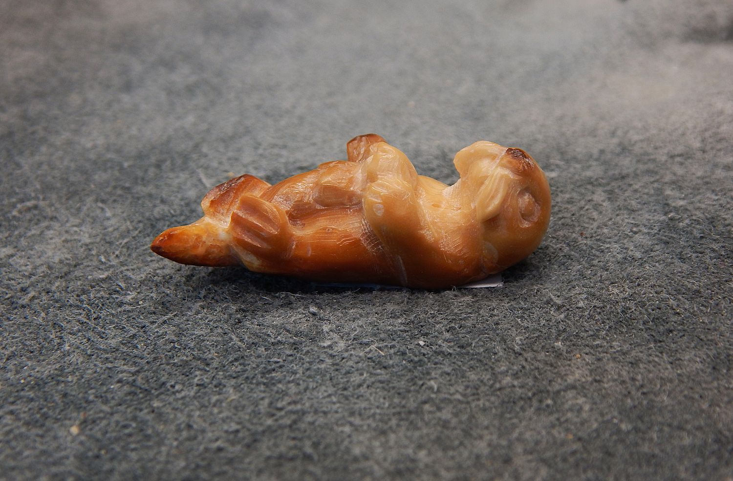 Floating Sea Otter With Pup